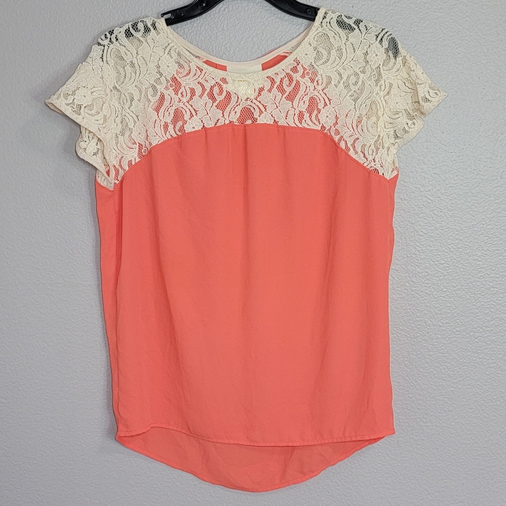 Maeve By Anthropologie Lace Tops/ Size XS